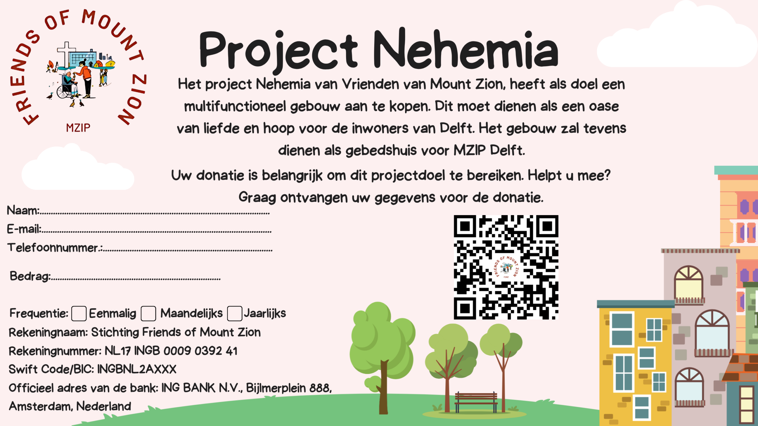 Project Nehemiah Dutch Pledge form