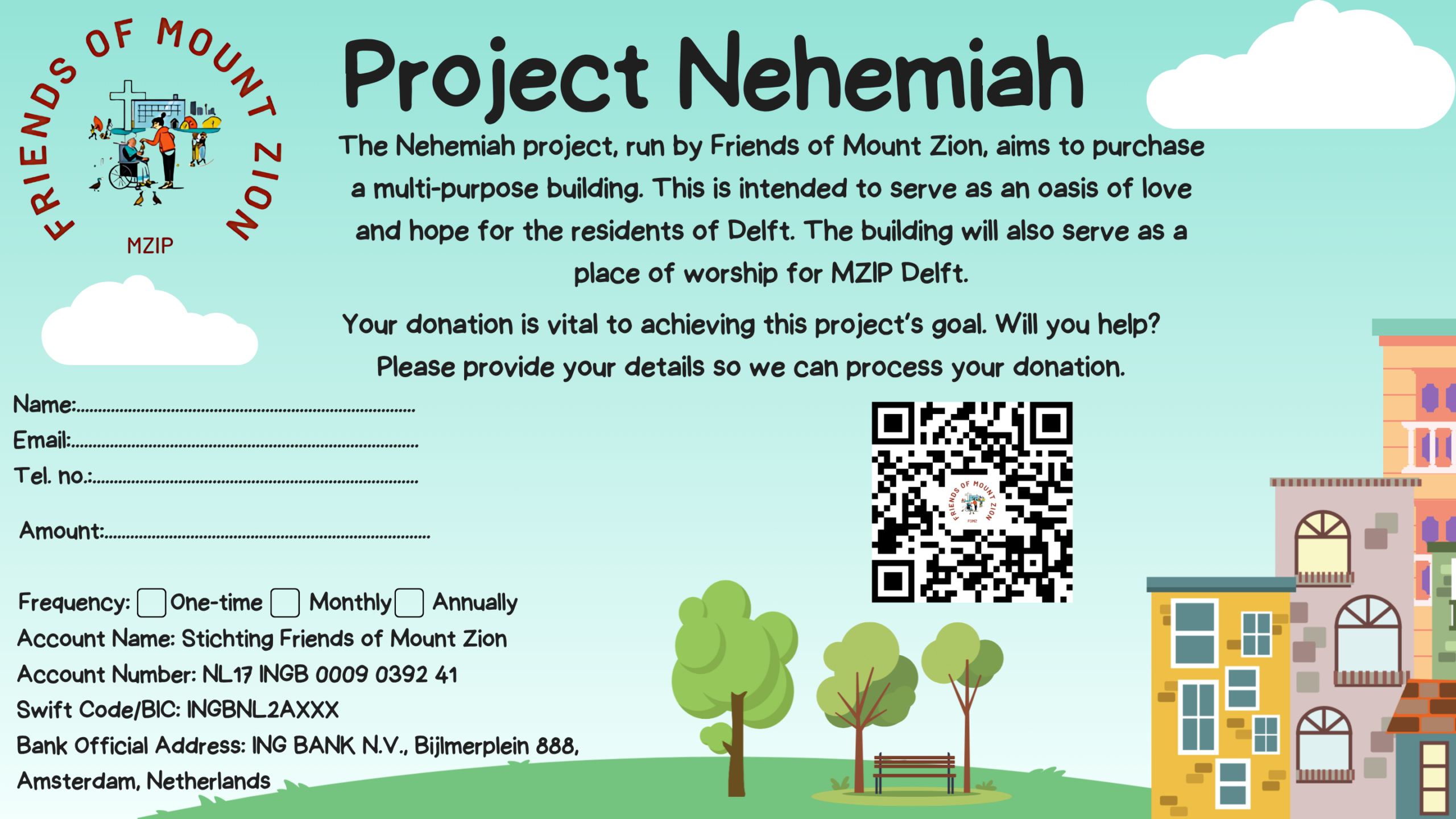 Project Nehemiah English Pledge form